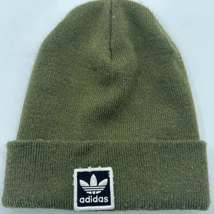 Adidas Originals Tall Fit Utility Beanie Hat Green Authentic Unisex One Size